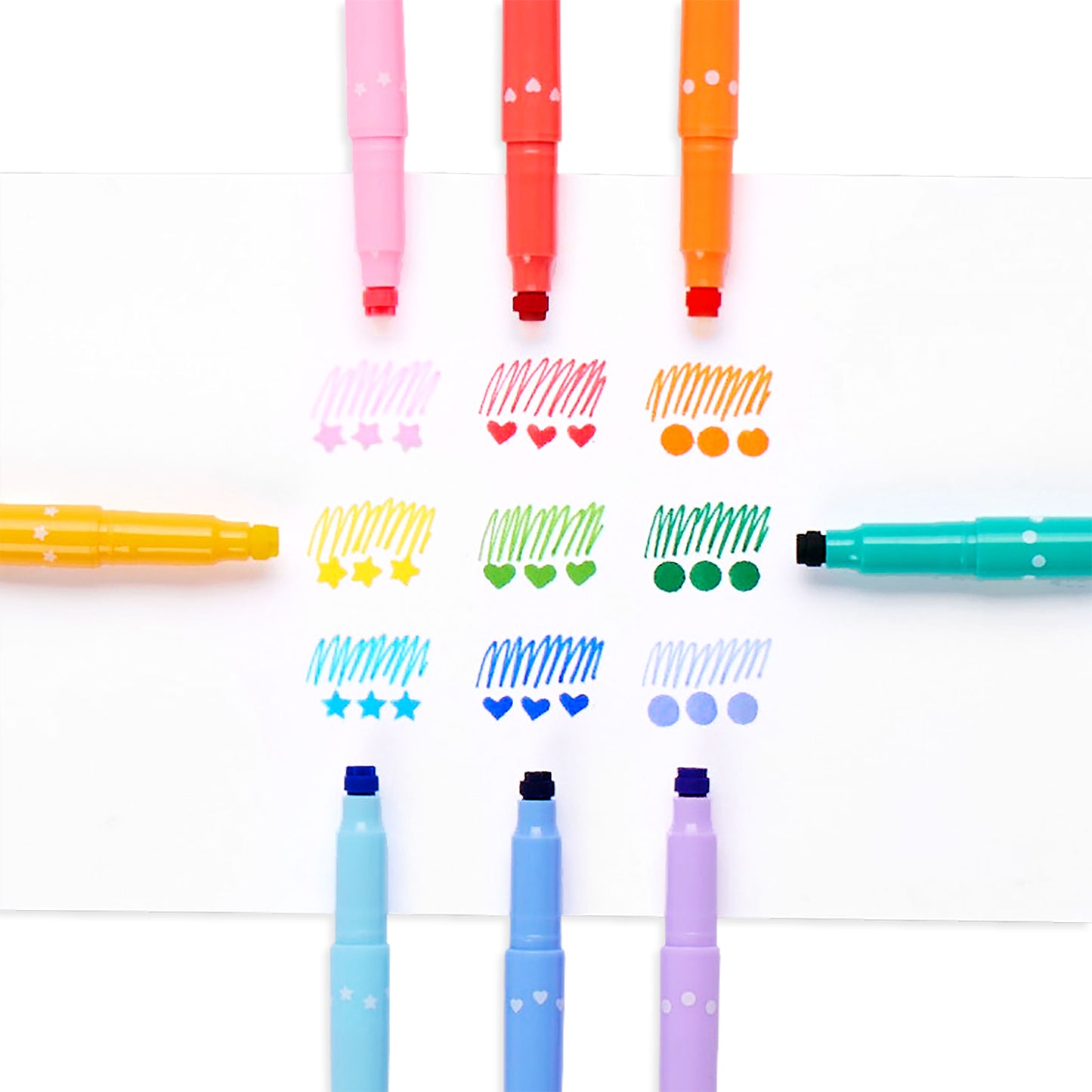 Ooly - Confetti Stamp Double Ended Markers