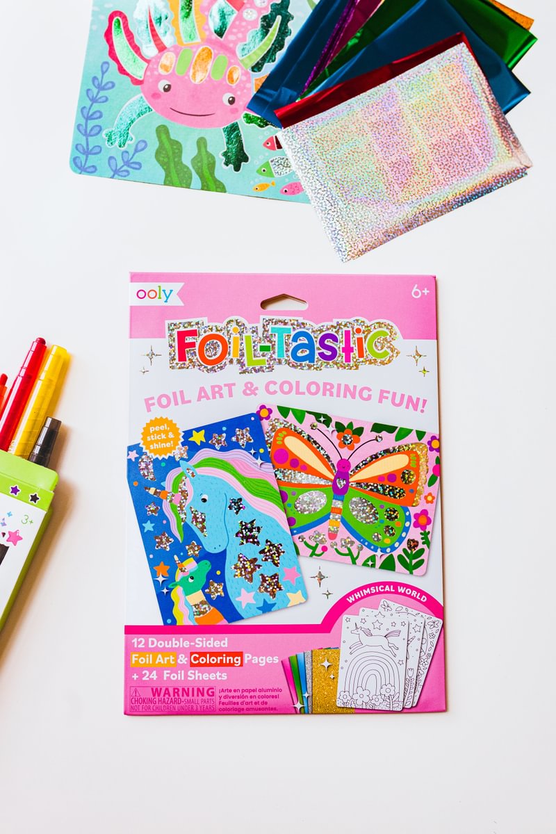 Ooly - Foil-tastic Foil Art Kit: Whimsical World