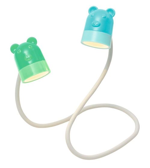 Flexibel kinder leeslampje dieren 2 assorti