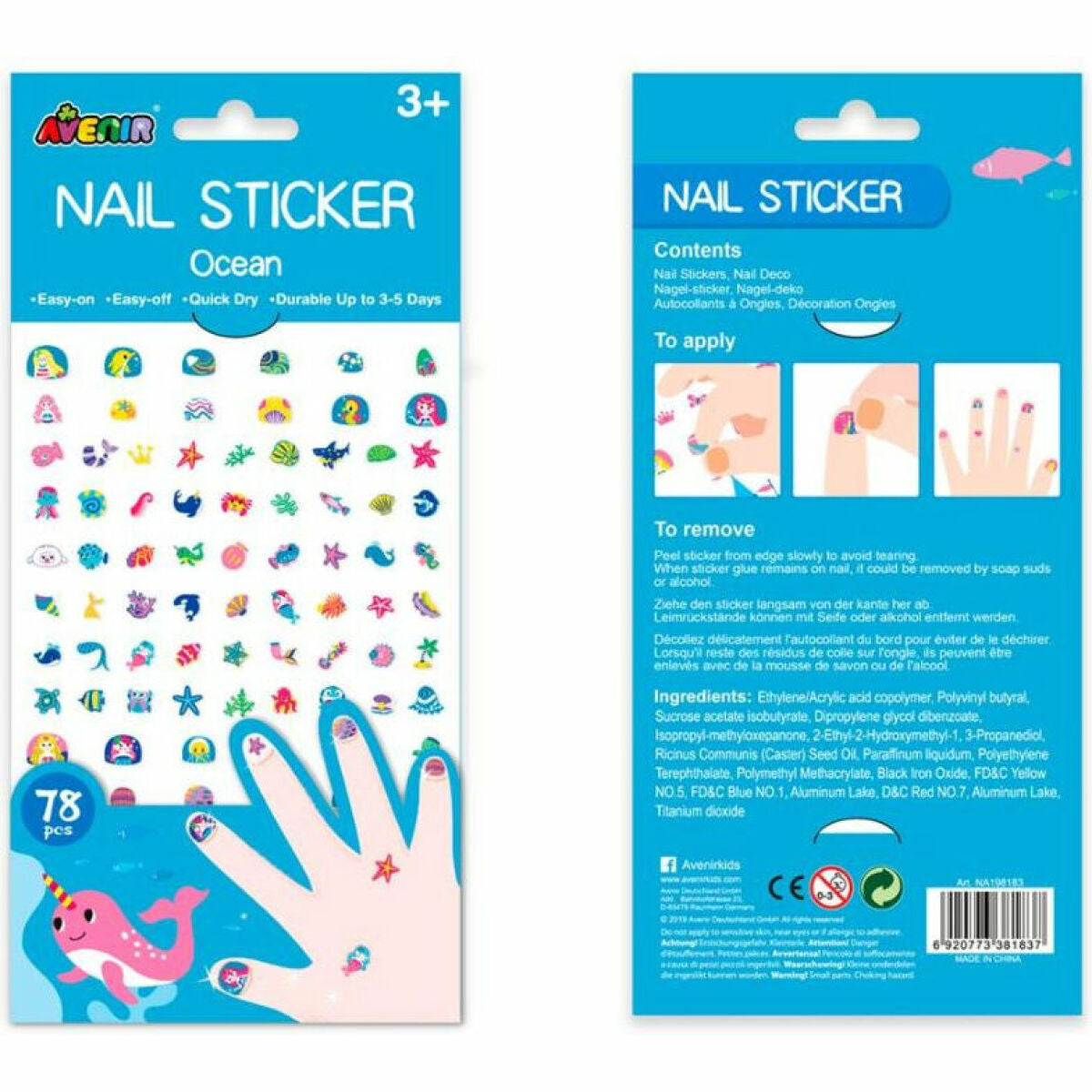 Nagelstickers kids