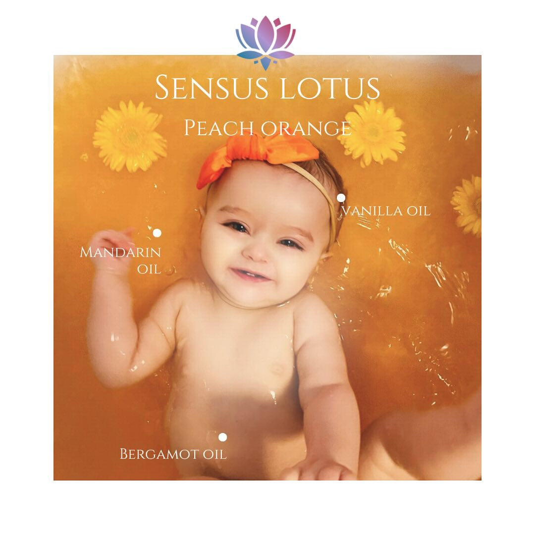 Sensus Lotus - Badpoeder Peach orange 30 gr