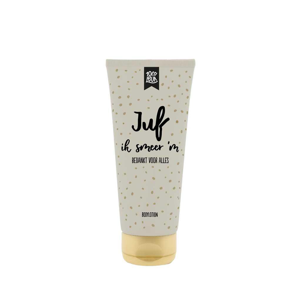 100% leuk - Bodylotion - Juf ik smeer 'm