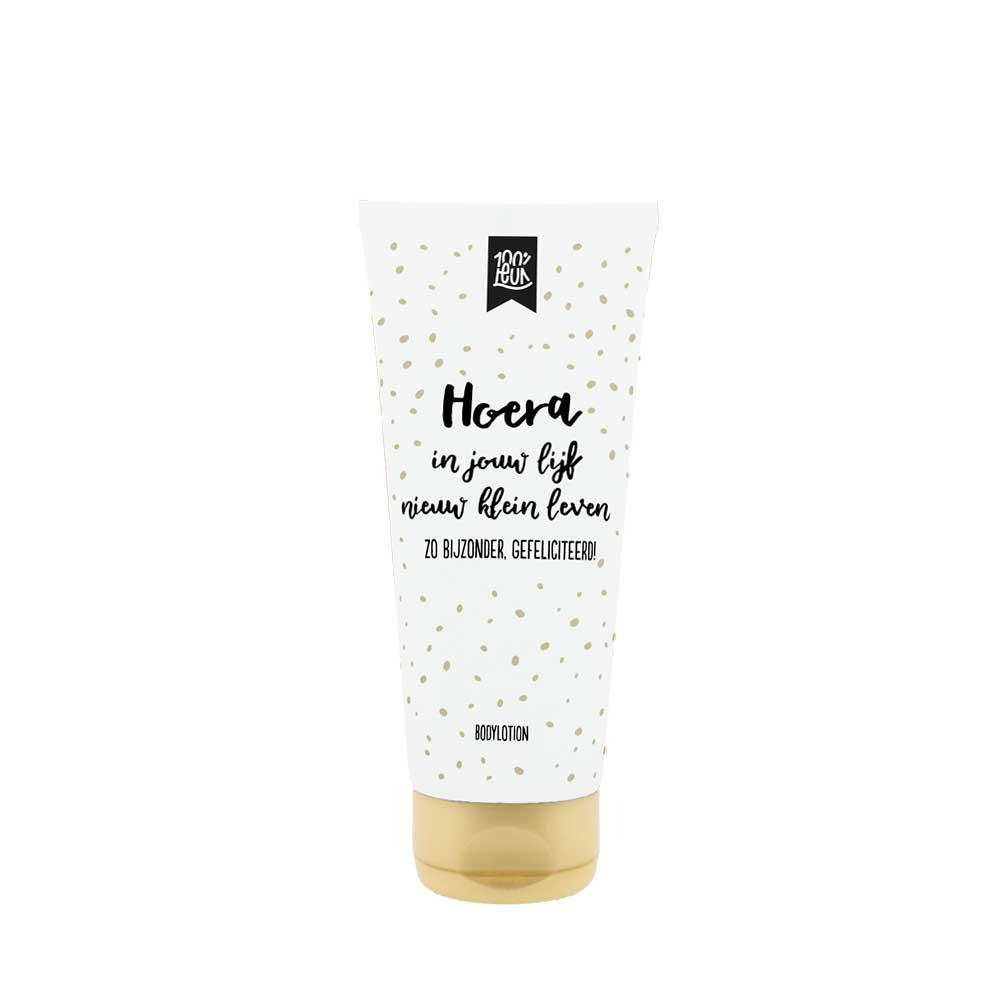 100% leuk - Bodylotion - Hoera in jouw lijf nieuw klein leven