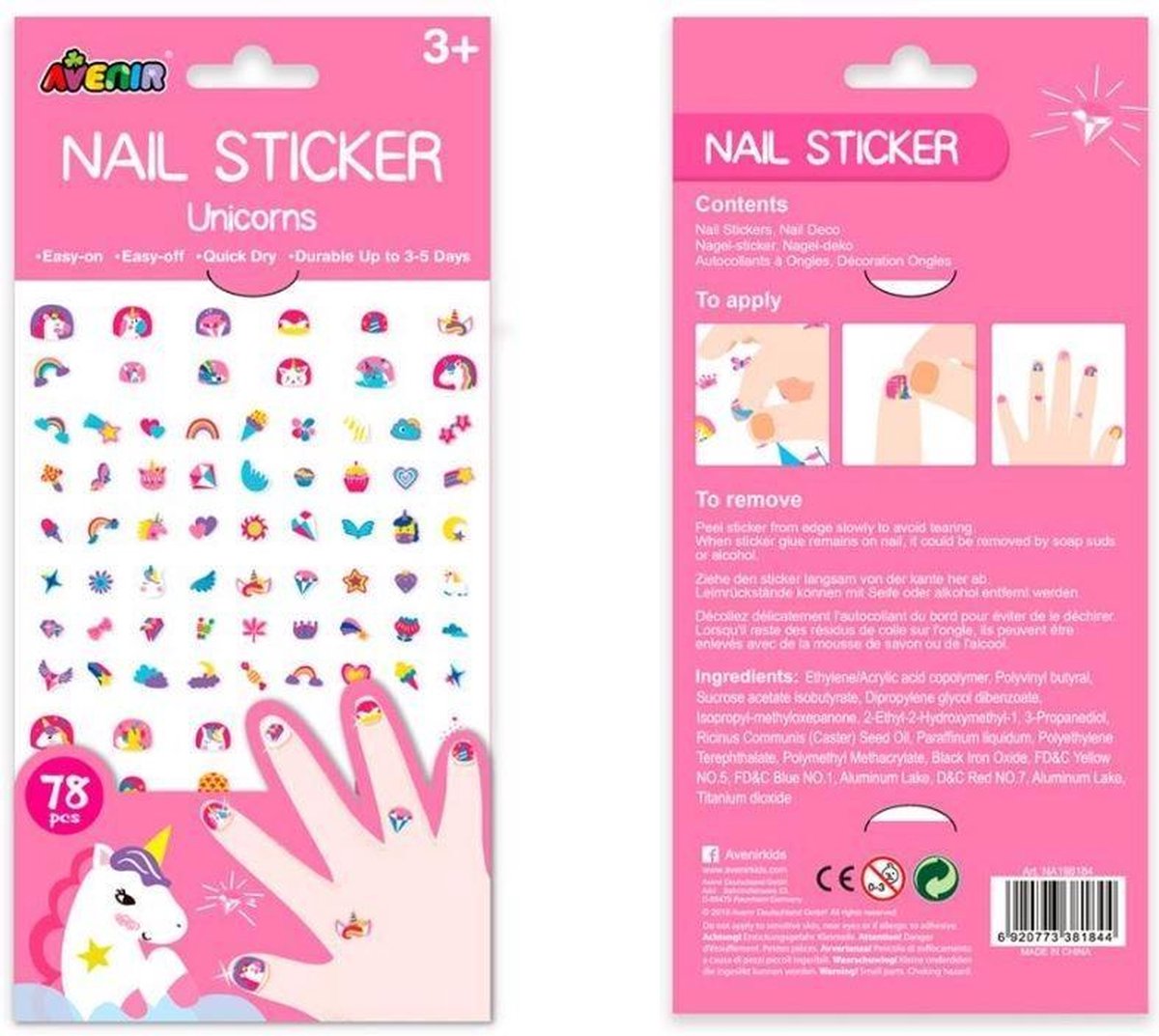Nagelstickers kids