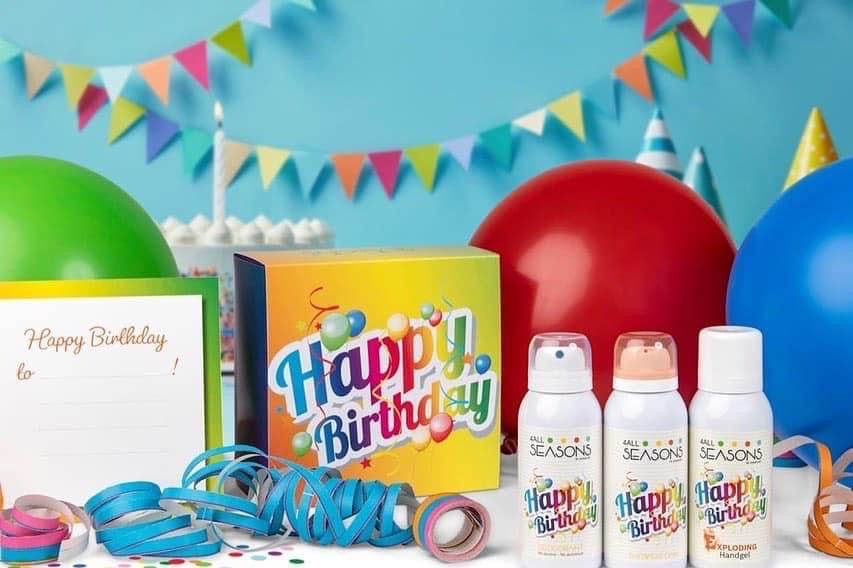 4allseasons Geschenkdoos Happy Birthday