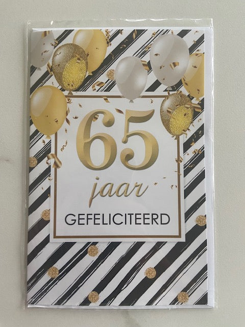 Budgetkaart 65 jaar
