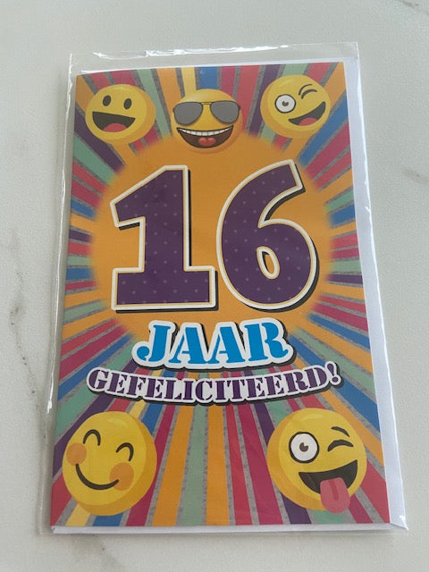 Budgetkaart 16 jaar