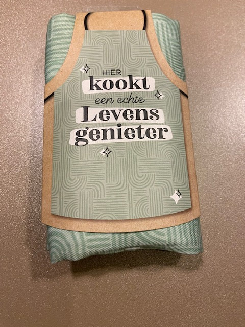Keukenschort - Levensgenieter