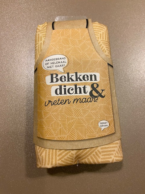 Keukenschort - Bekken dicht