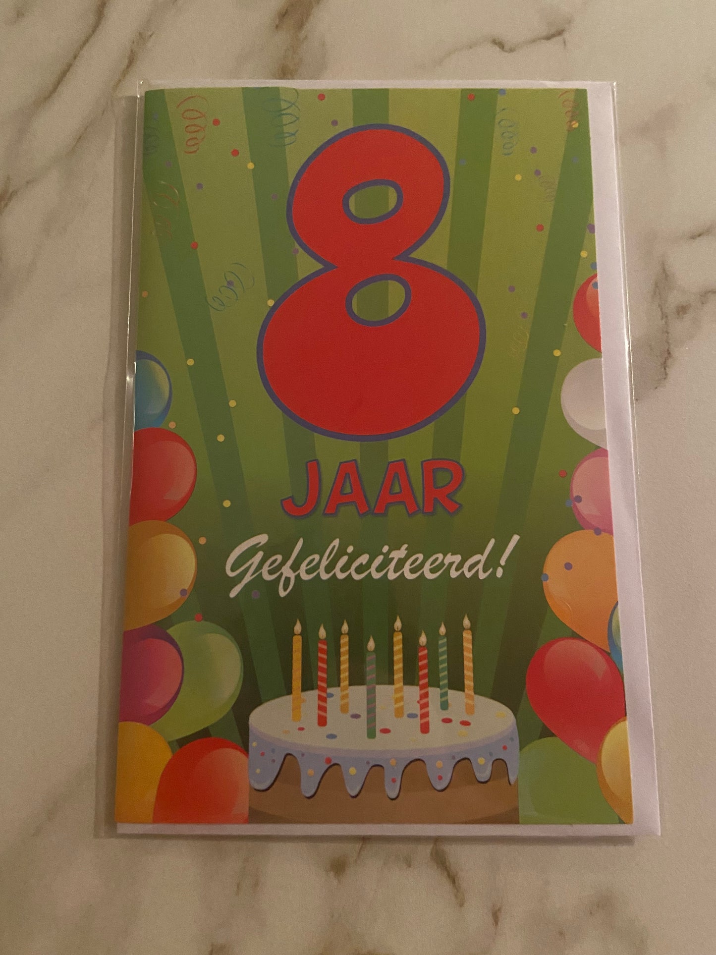 Budgetkaart 8 jaar