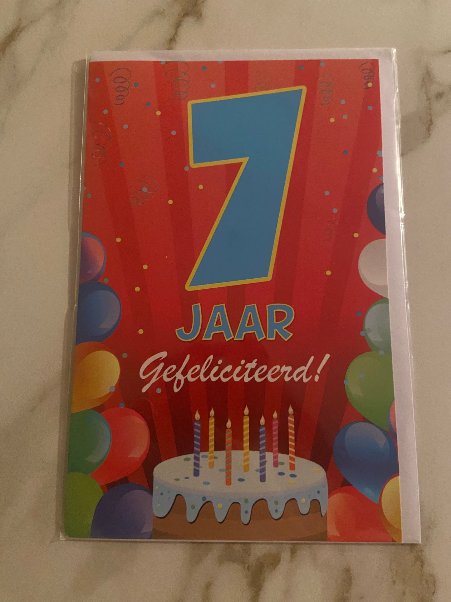 Budgetkaart 7 jaar