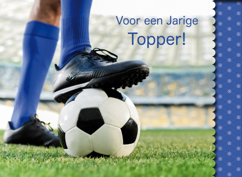 Photomail kaart Voetballer