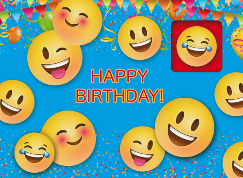 Photomail kaart Happy Birthday
