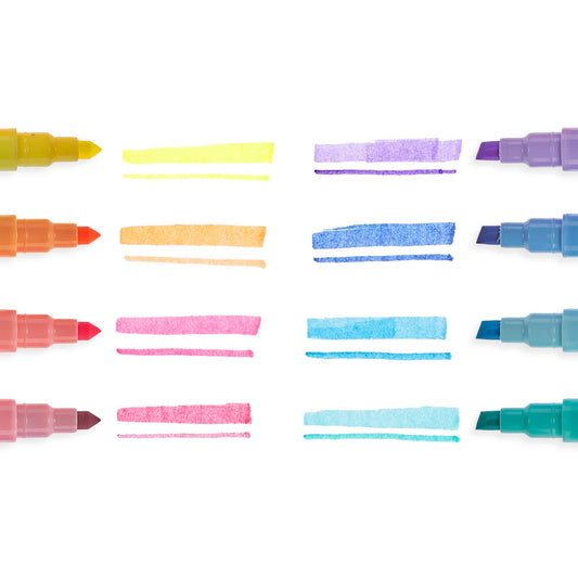 Ooly - Pastel Liners Double Ended Markers