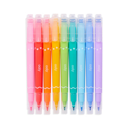 Ooly - Confetti Stamp Double Ended Markers