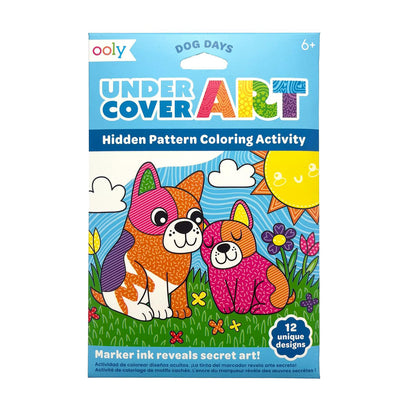 Ooly - Undercover Art Hidden Patterns Coloring Activity - Dog Days