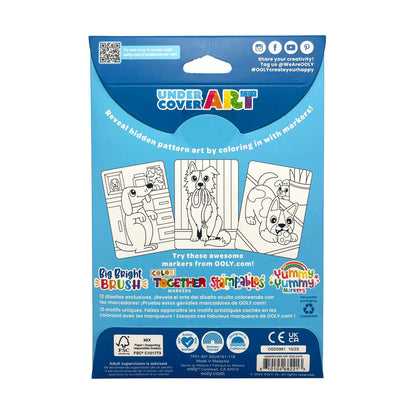Ooly - Undercover Art Hidden Patterns Coloring Activity - Dog Days