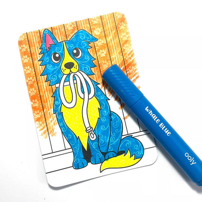 Ooly - Undercover Art Hidden Patterns Coloring Activity - Dog Days