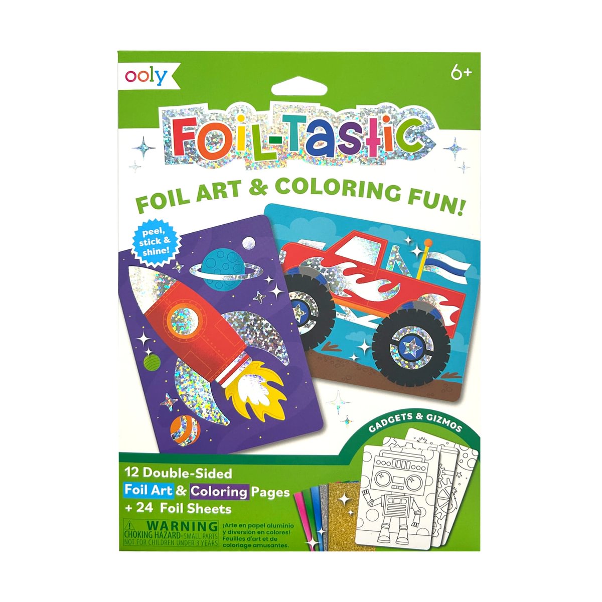 Ooly - Foil-tastic Foil Art Kit: Gadgets & Gizmos