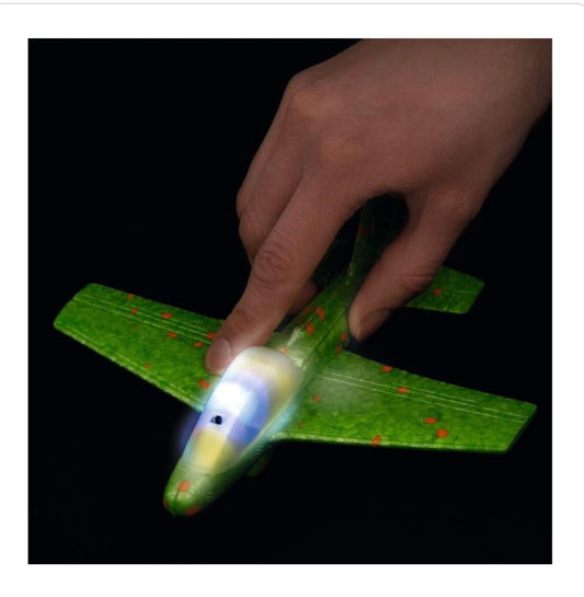 Vliegtuigje met ledverlichting