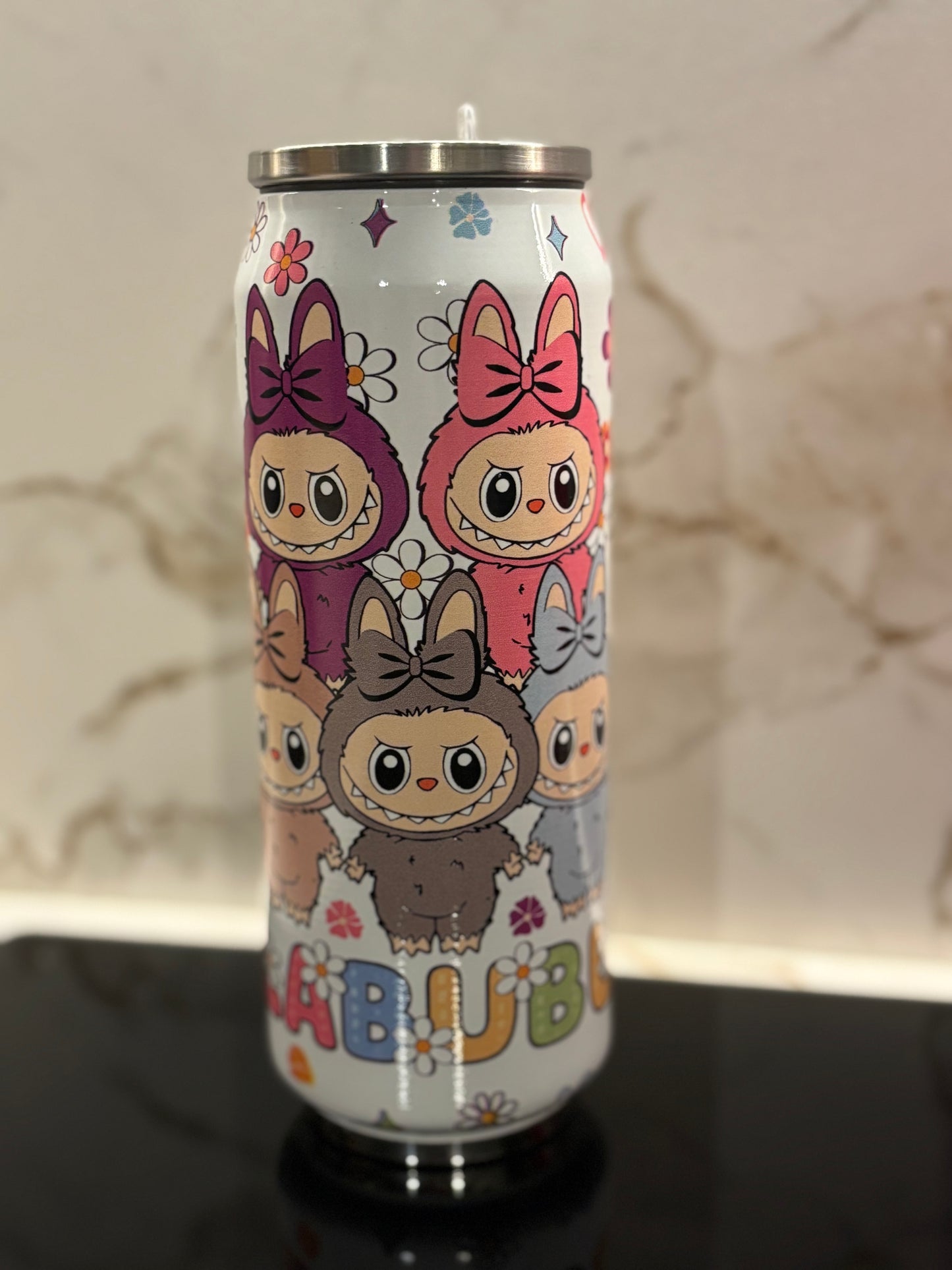 Drinkbeker rvs Labubu