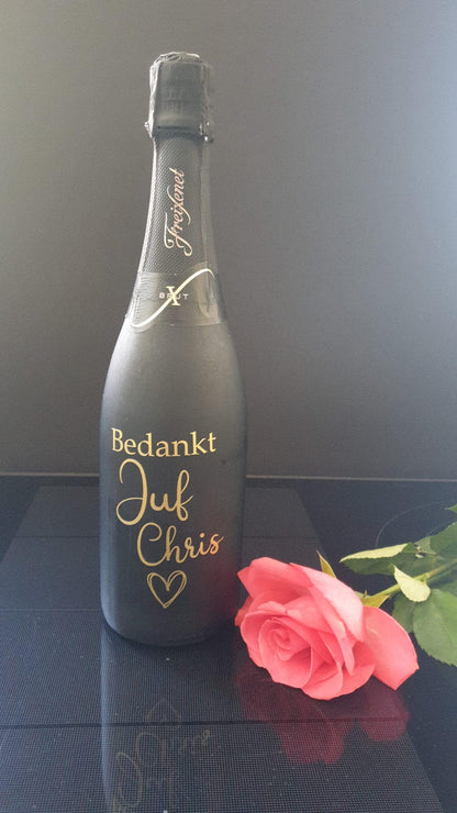 Gepersonaliseerde Cava groot 75 cl