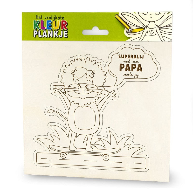 Kleurplankje papa