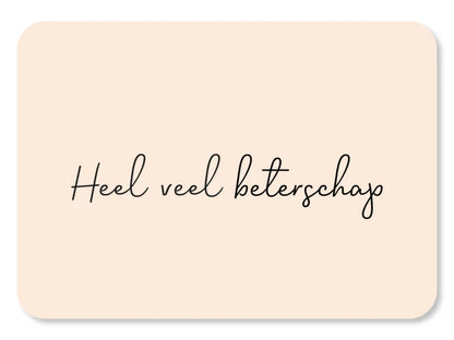 Kaart Heel veel beterschap