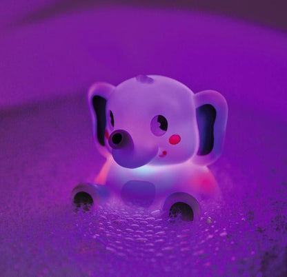 Kleine knuffelhelden lichtgevende baddieren 4 assorti