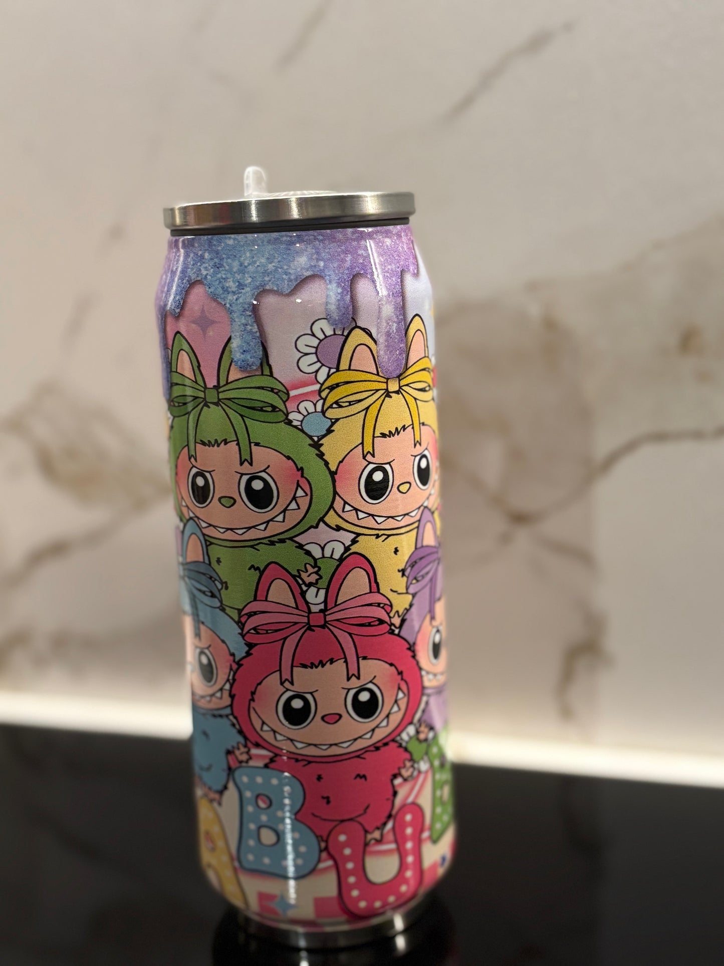 Drinkbeker rvs Labubu