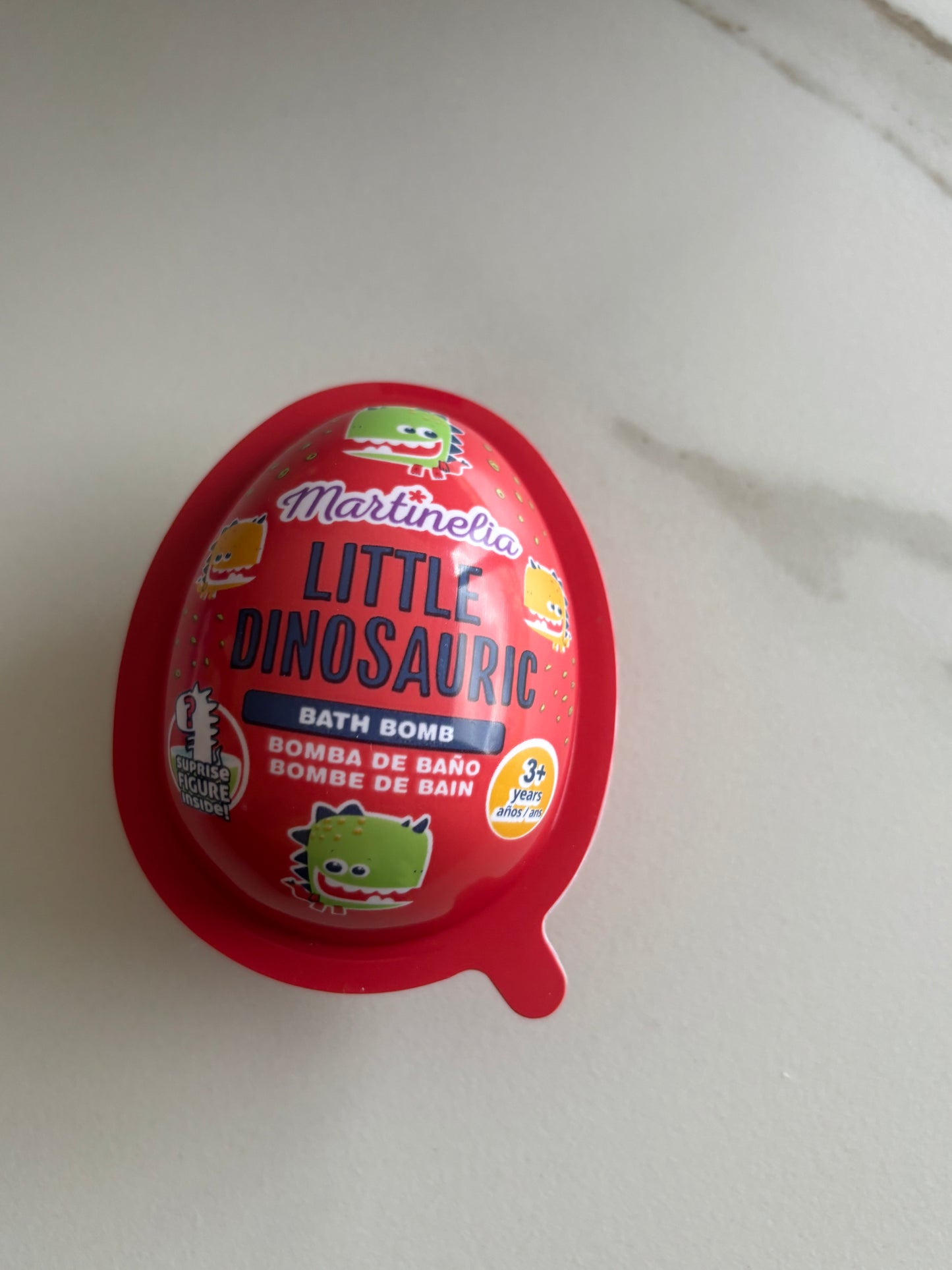 Bruisbal dino met verrassing Nieuw