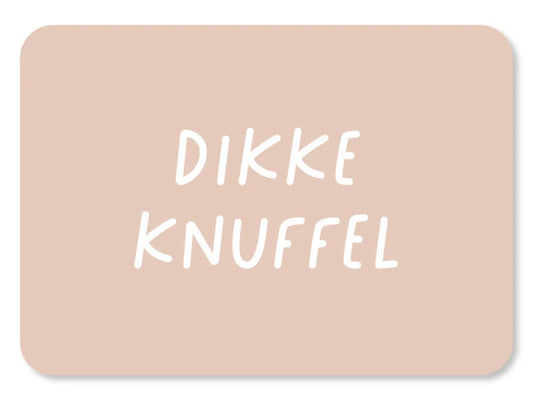 Kaart Dikke knuffel (liggend)