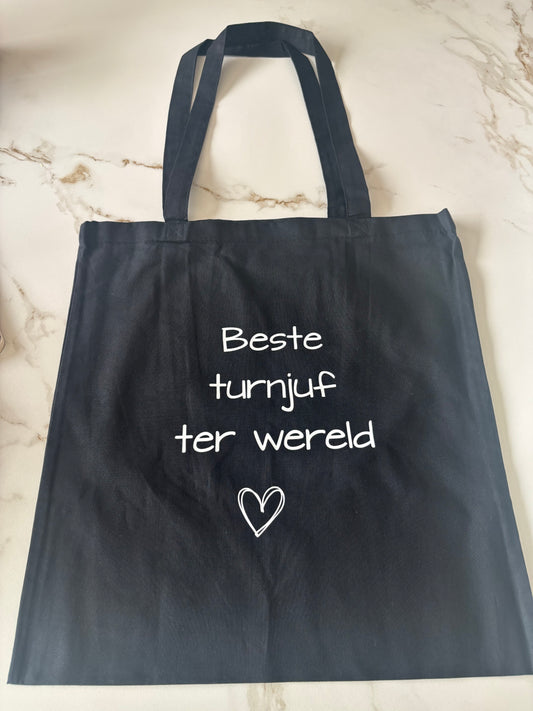 Totebag zwart