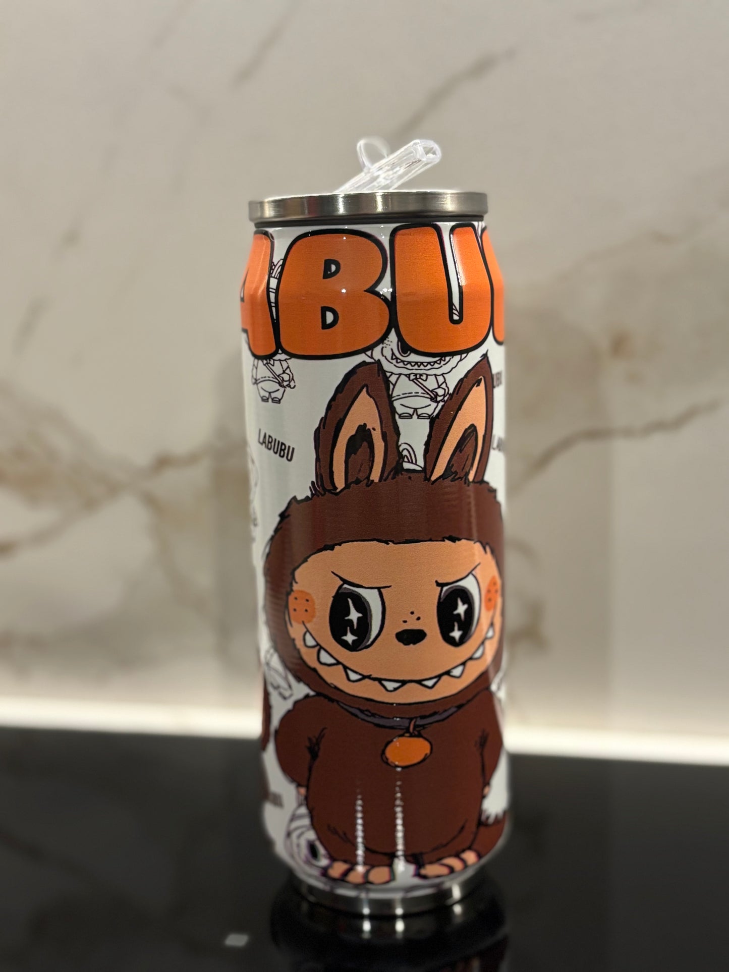 Drinkbeker rvs Labubu