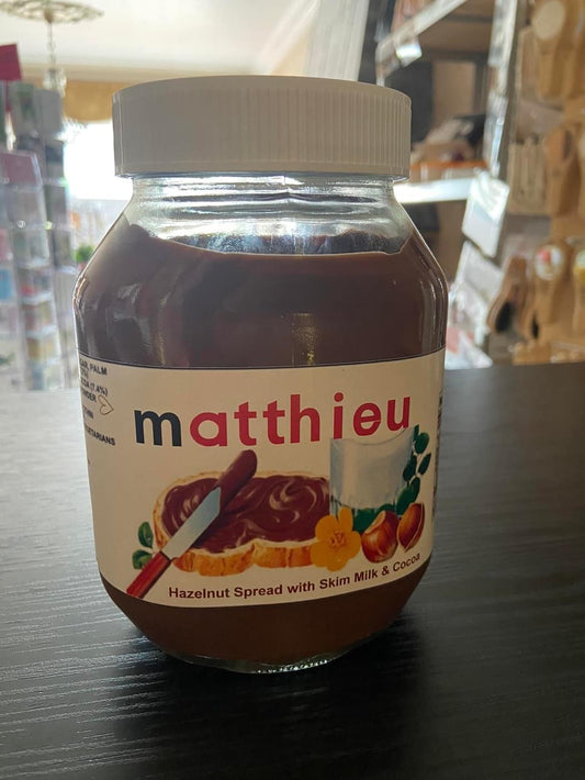 Gepersonaliseerde pot Nutella groot