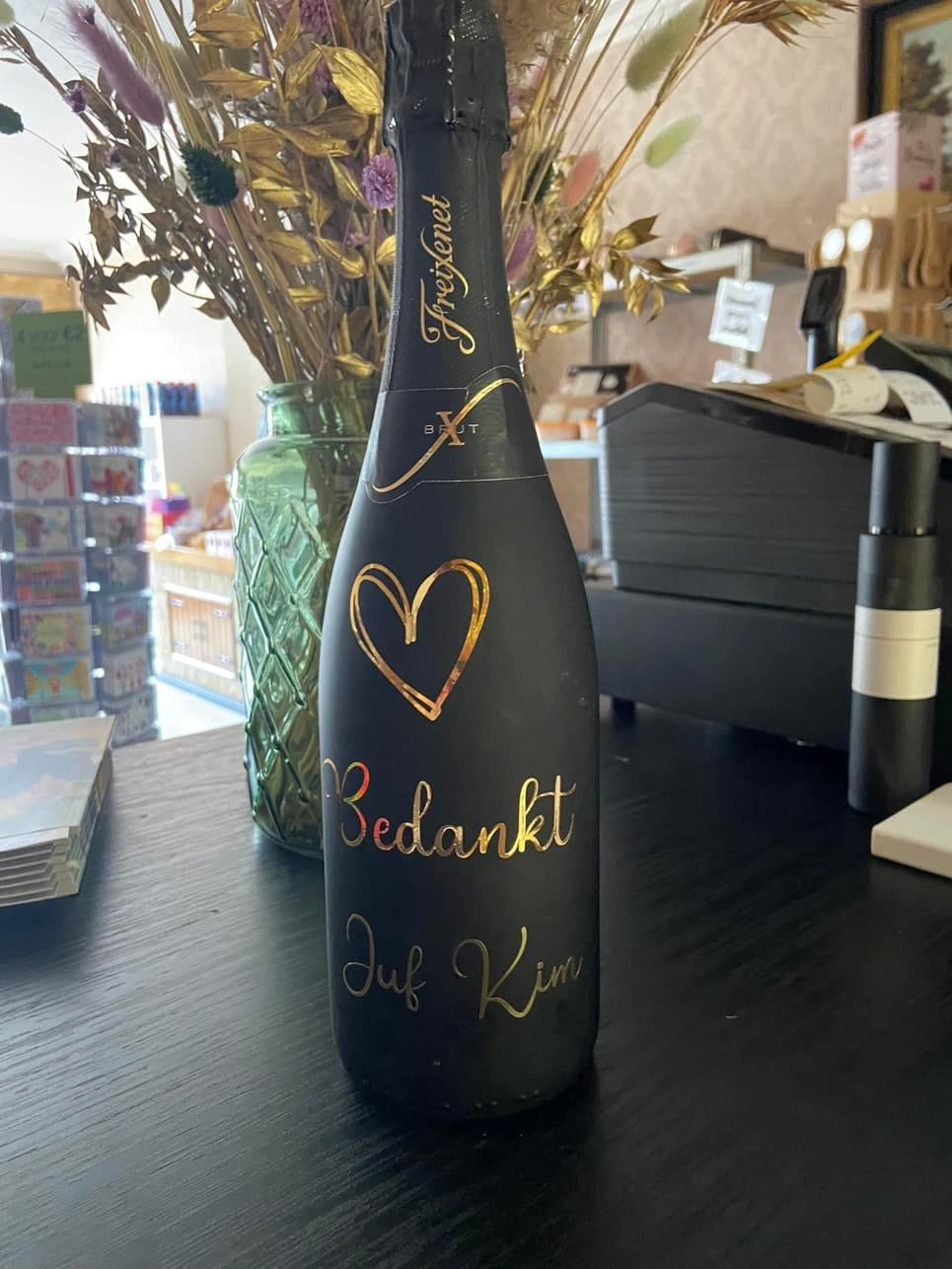 Gepersonaliseerde Cava groot 75 cl