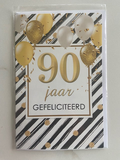 Budgetkaart 90 jaar