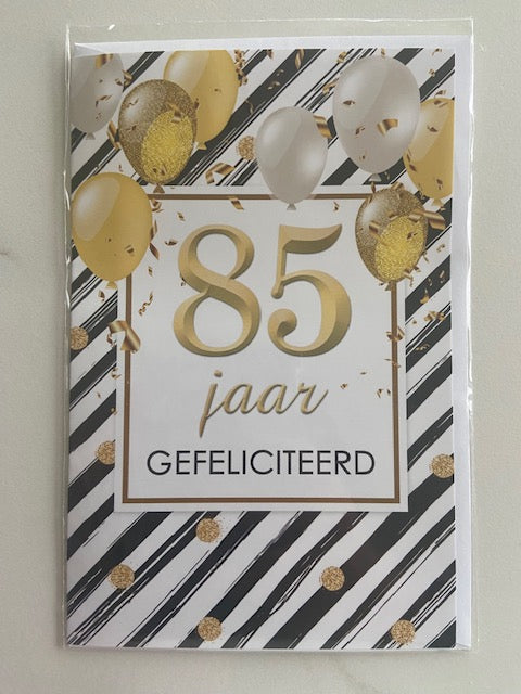 Budgetkaart 85 jaar