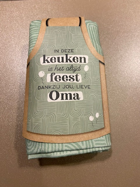 Keukenschort - Oma