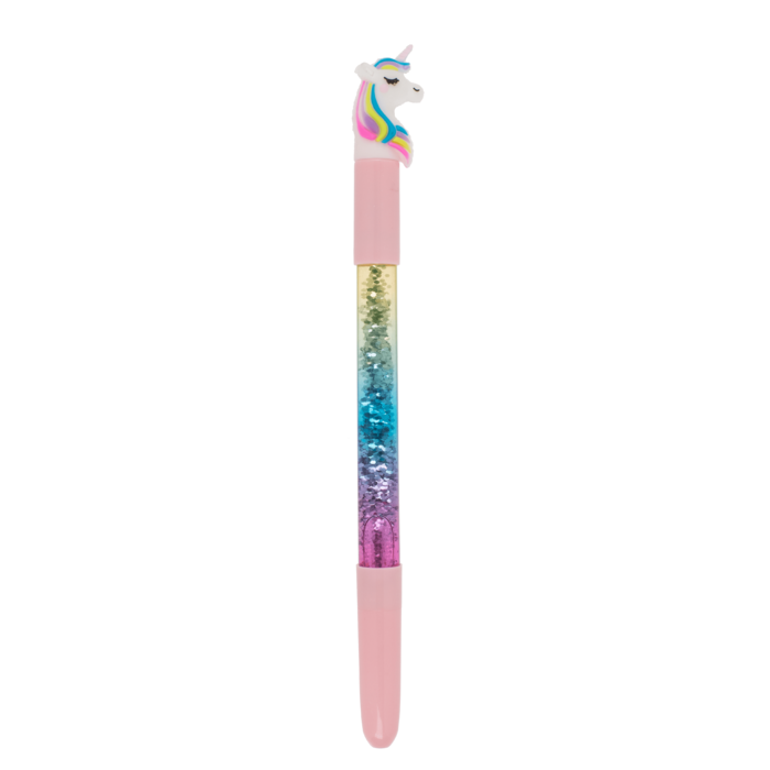 Pen met glitter en kleurveranderend licht