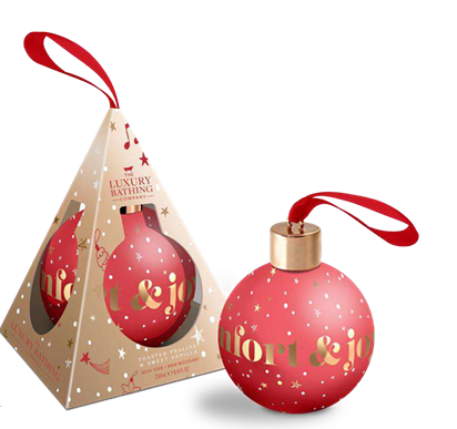 Douchegel in vorm van kerstbal  - Comfort & Joy