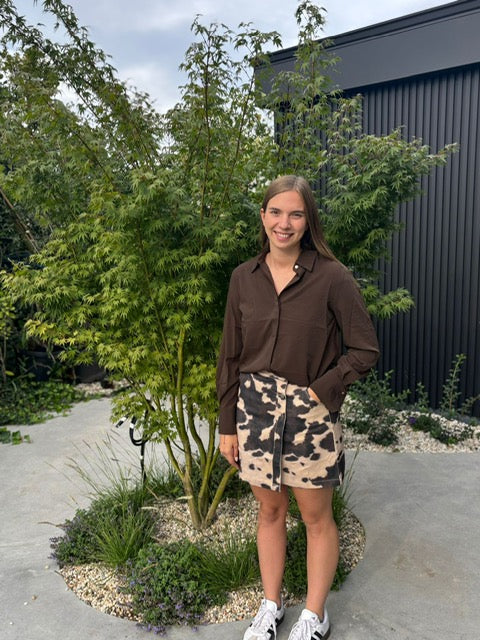 Rok met dierenprint