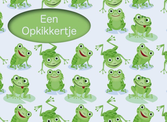 Photomail kaart Opkikkertje